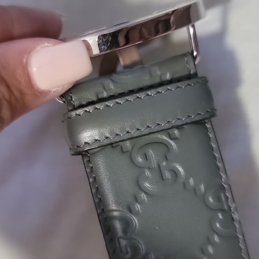 Gucci  Interlocking Leather Belt Size36 - Picture 6 of 9